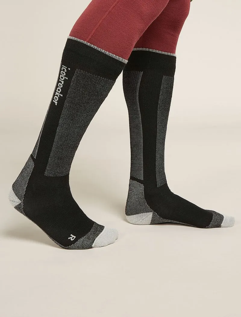 Icebreaker Merino Ski+ Light Over The Calf Socks - Man - Black/ether - Size M sold by Icebreaker product image thumbnail 3