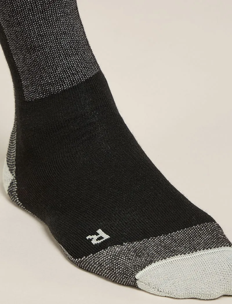 Icebreaker Merino Ski+ Light Over The Calf Socks - Man - Black/ether - Size M sold by Icebreaker product image thumbnail 4