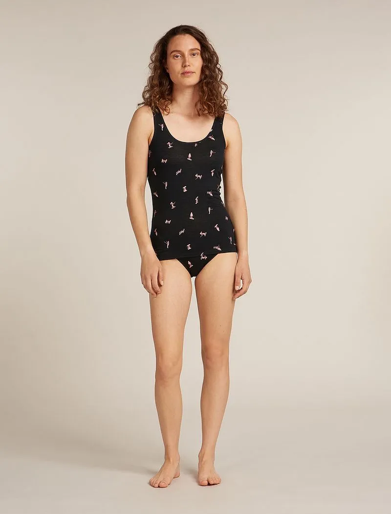 Icebreaker Merino 150 Siren Hipkini Snow Day - Woman - Black/acid Pink - Size XL sold by Icebreaker product image thumbnail 3