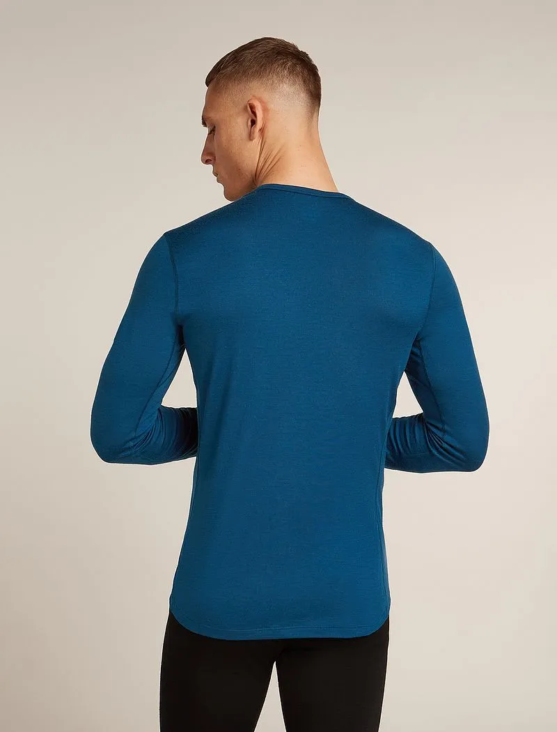 Icebreaker Merino 200 Oasis Long Sleeve Crew Thermal Top - Man - Atlantis - Size M sold by Icebreaker product image thumbnail 2