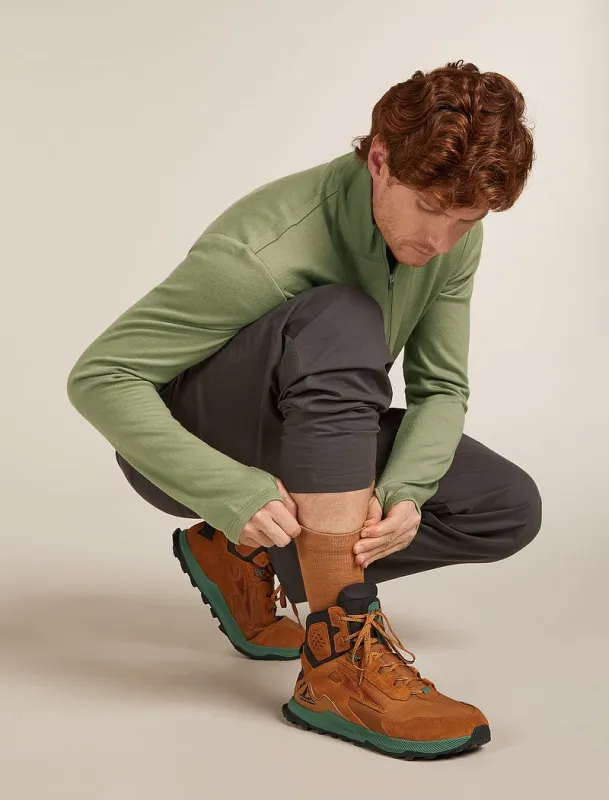 Icebreaker Merino Lifestyle Light Crew Socks - Man - Trail/topaz - Size S sold by Icebreaker