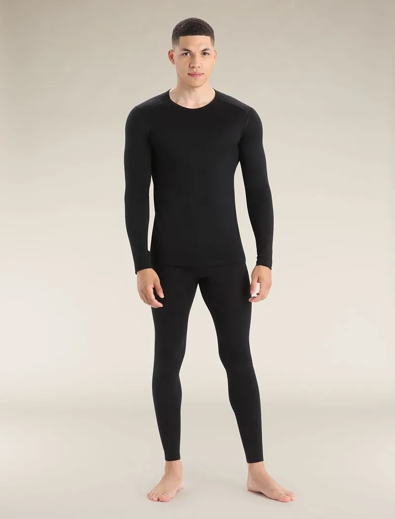Icebreaker Merino 200 Oasis Long Sleeve Crew Thermal Top - Man - Black - Size XS sold by Icebreaker product image thumbnail 5