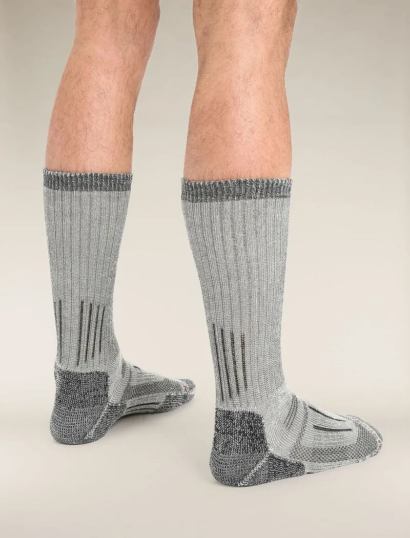 Icebreaker Merino Mountaineer Mid Calf Socks - Man - Jet Heather/espresso - Size S sold by Icebreaker product image thumbnail 3