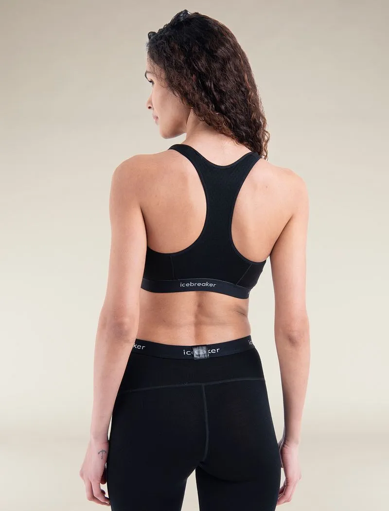 Icebreaker Merino Blend 125 ZoneKnit™ Racerback Bra - Woman - Black - Size XS sold by Icebreaker product image thumbnail 2