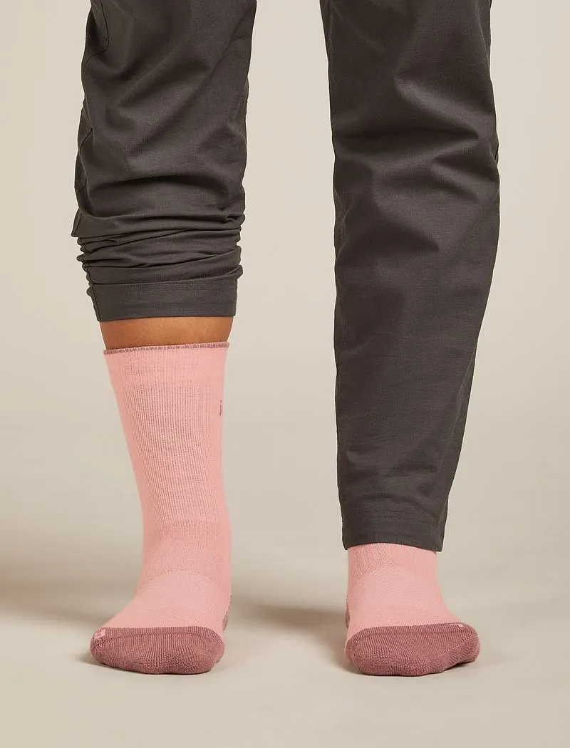 Icebreaker Merino Hike+ Light Crew Socks - Woman - Blush/summit - Size L sold by Icebreaker product image thumbnail 3