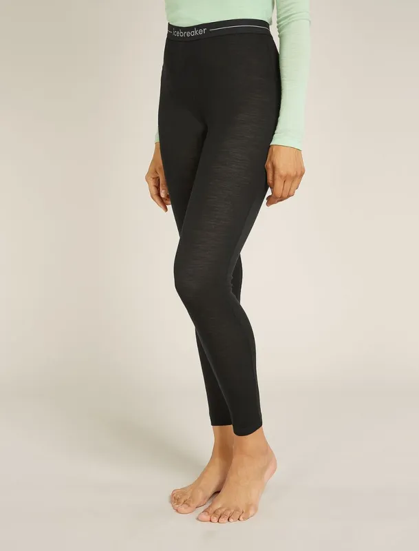 Icebreaker Merino 175 Everyday Thermal Leggings - Woman - Black - Size S sold by Icebreaker