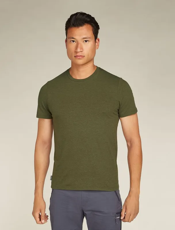 Icebreaker Central Classic Short Sleeve T-Shirt - Man - Loden - Size L sold by Icebreaker
