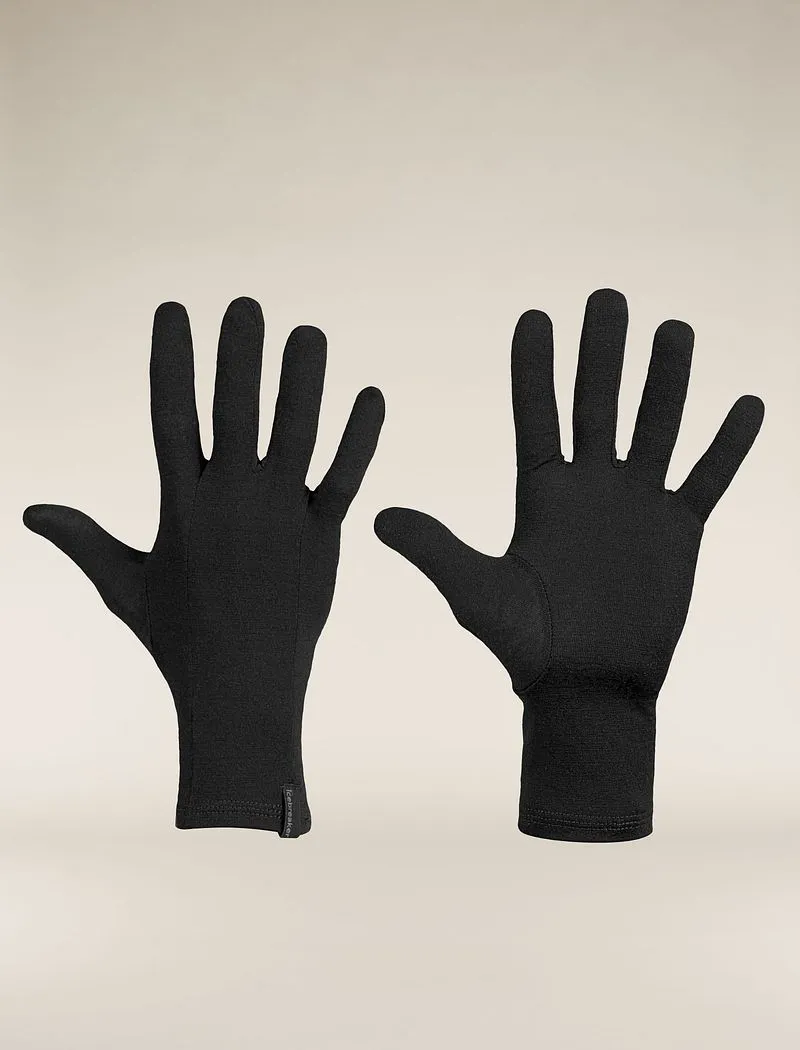 Icebreaker 200 Oasis Glove Liners - Man - Black - Size M sold by Icebreaker