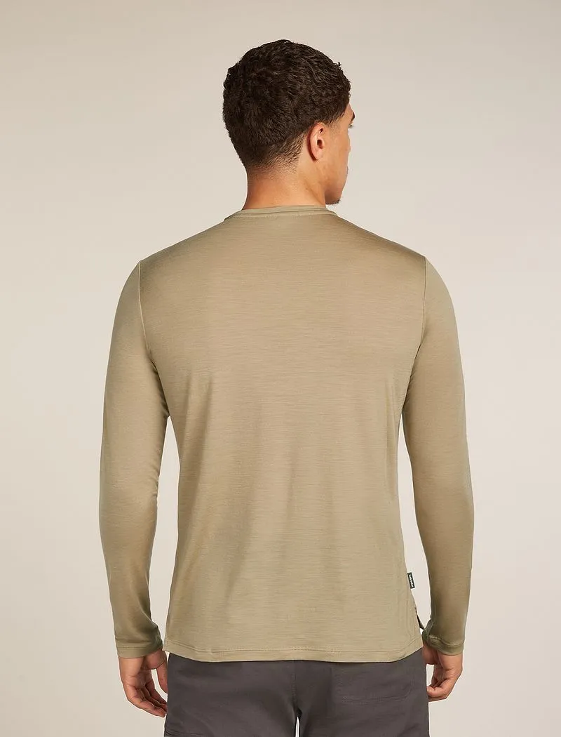 Icebreaker Merino Blend 125 Cool-Lite™ Sphere Long Sleeve T-Shirt - Man - Flagstone - Size XXL sold by Icebreaker product image thumbnail 2