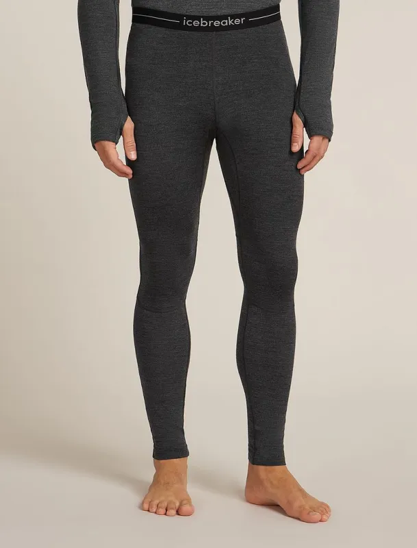 Icebreaker 260 ZoneKnit™ Thermal Leggings - Man - Jet Hthr - Size XXL sold by Icebreaker