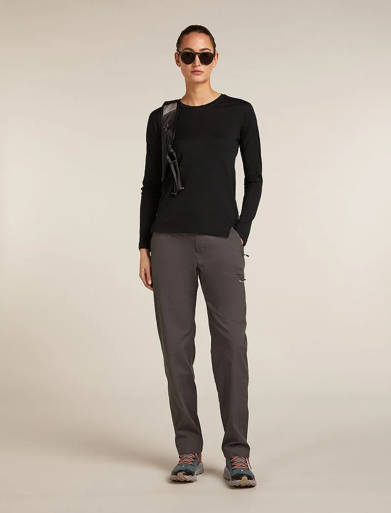 Icebreaker 150 MerinoFine™ Ace Long Sleeve T-Shirt - Woman - Black - Size XS sold by Icebreaker product image thumbnail 4