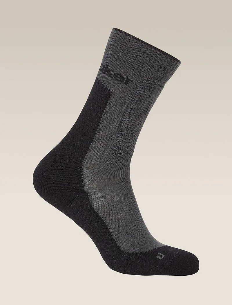 Icebreaker Merino Hike+ Medium Crew Socks - Woman - Obsidian/black - Size L sold by Icebreaker product image thumbnail 2