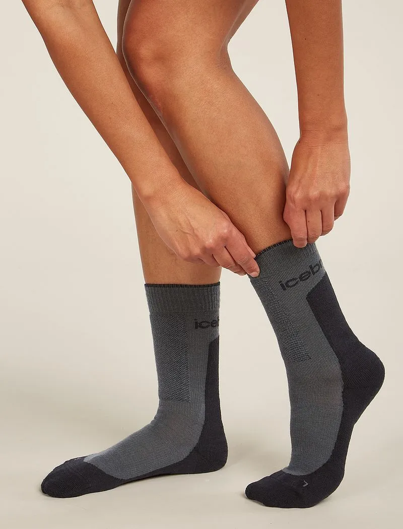 Icebreaker Merino Hike+ Medium Crew Socks - Woman - Obsidian/black - Size L sold by Icebreaker product image thumbnail 3