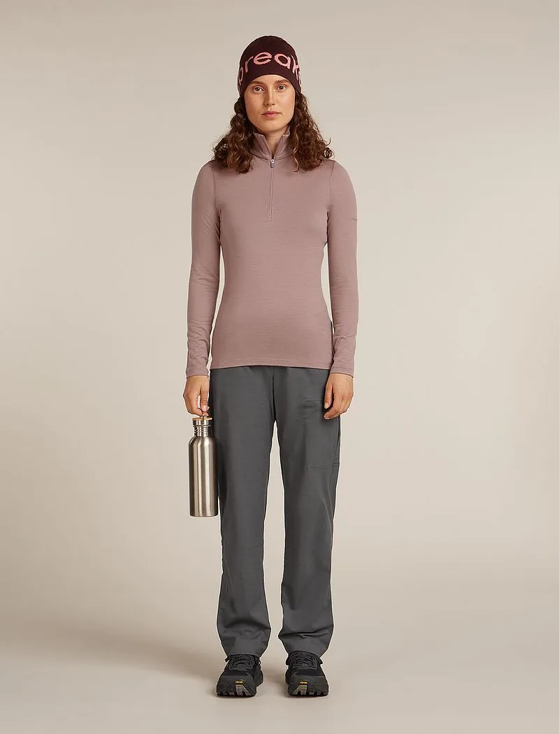 Icebreaker Merino 200 Oasis Long Sleeve Half Zip Thermal Top - Woman - Summit - Size M sold by Icebreaker product image thumbnail 4