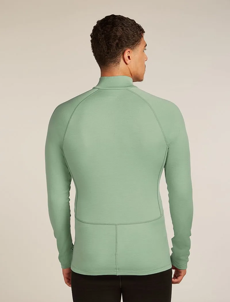 Icebreaker 300 MerinoFine™ Polar Long Sleeve Half Zip Thermal Top - Man - Seaglass - Size S sold by Icebreaker product image thumbnail 2