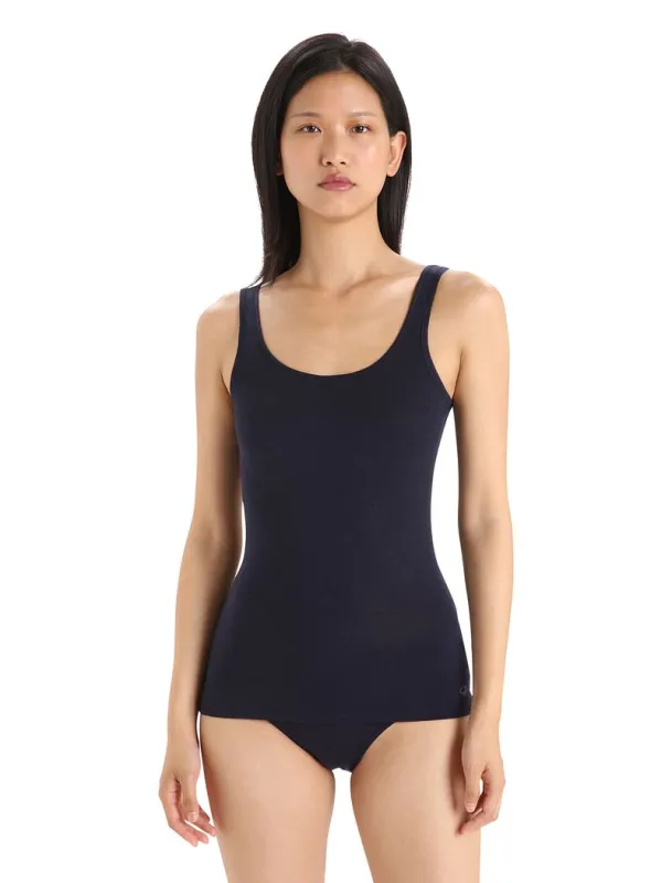 Icebreaker Merino 150 Siren Tank - Woman - Midnight Navy - Size L sold by Icebreaker
