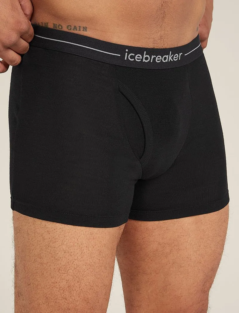 Icebreaker Merino 175 Everyday Thermal Boxers wFly - Man - Black - Size S sold by Icebreaker product image thumbnail 5