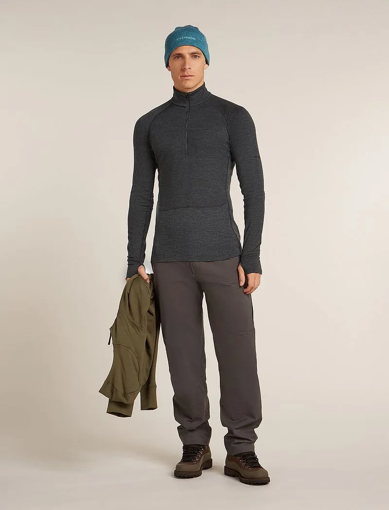 Icebreaker Merino 260 ZoneKnit™ Long Sleeve Half Zip Thermal Top - Man - Jet Hthr - Size XL sold by Icebreaker product image thumbnail 4