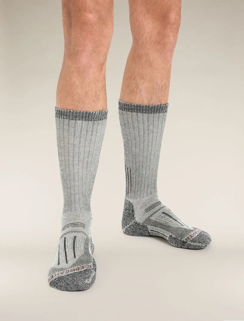 Icebreaker Merino Mountaineer Mid Calf Socks - Man - Jet Heather/espresso - Size XL sold by Icebreaker product image thumbnail 2