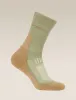 Icebreaker Merino Hike+ Light Crew Socks - Woman - Lichen/sand - Size L sold by Icebreaker