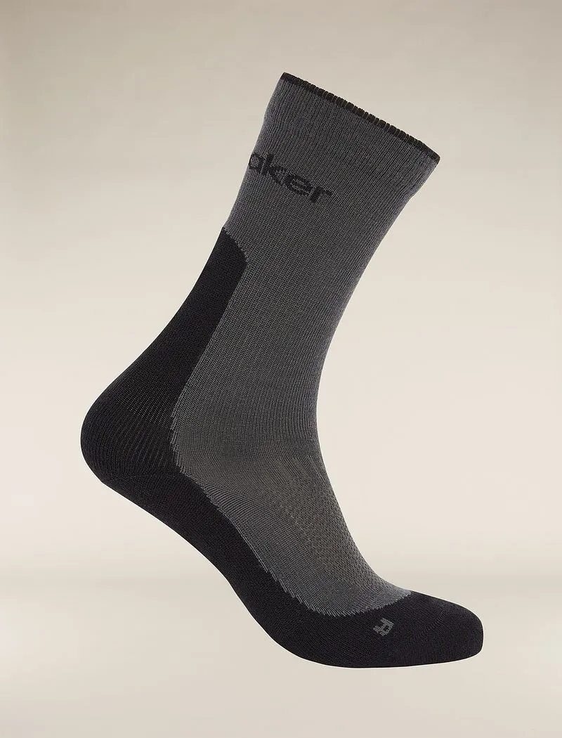 Icebreaker Merino Hike+ Light Crew Socks - Woman - Obsidian/black - Size L sold by Icebreaker product image thumbnail 2