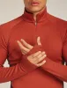 Icebreaker Merino 260 ZoneKnit™ Long Sleeve Half Zip Thermal Top - Man - Java/agate - Size XL sold by Icebreaker