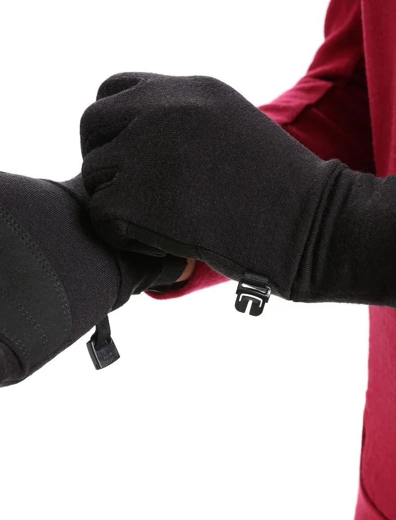 Icebreaker Merino Blend 360 Sierra Gloves - Man - Black - Size S sold by Icebreaker product image thumbnail 2