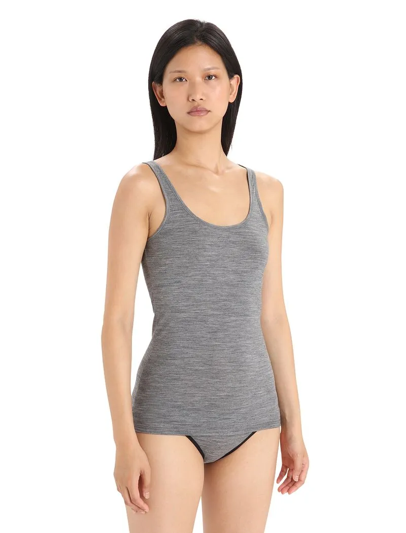 Icebreaker Merino 150 Siren Tank - Woman - Gritstone Heather - Size XL sold by Icebreaker