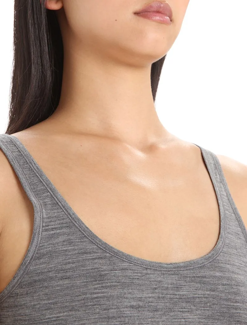 Icebreaker Merino 150 Siren Tank - Woman - Gritstone Heather - Size XL sold by Icebreaker product image thumbnail 4