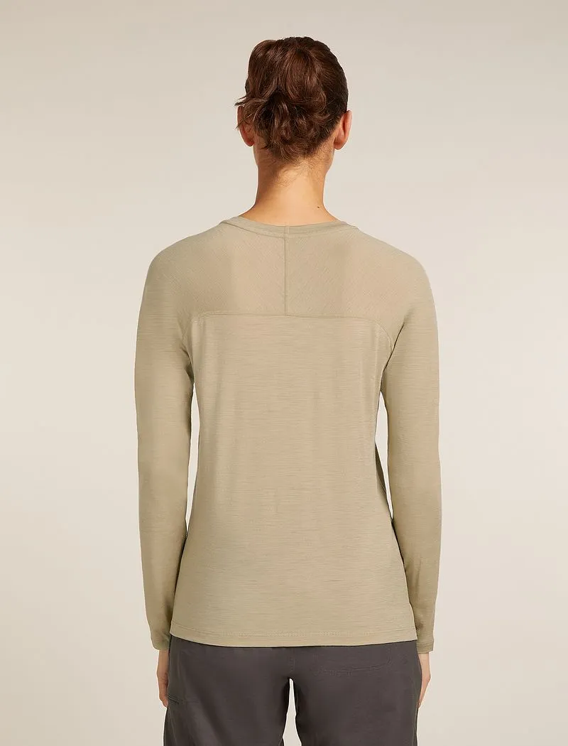 Icebreaker 150 MerinoFine™ Ace Long Sleeve T-Shirt - Woman - Flagstone - Size M sold by Icebreaker product image thumbnail 2