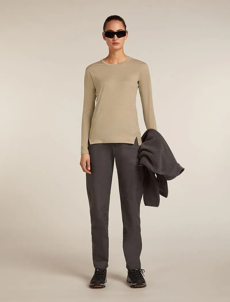 Icebreaker 150 MerinoFine™ Ace Long Sleeve T-Shirt - Woman - Flagstone - Size M sold by Icebreaker product image thumbnail 4
