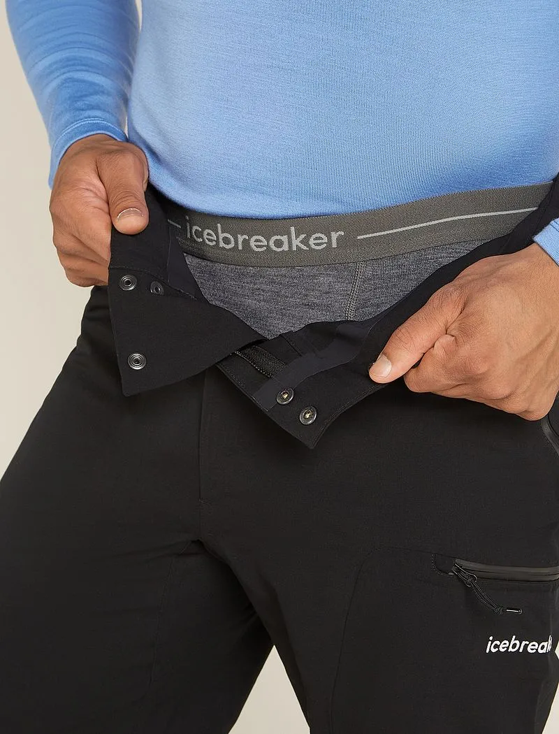 Icebreaker Merino 260 Tech Thermal Leggings wFly - Man - Gritstone Heather - Size L sold by Icebreaker product image thumbnail 4