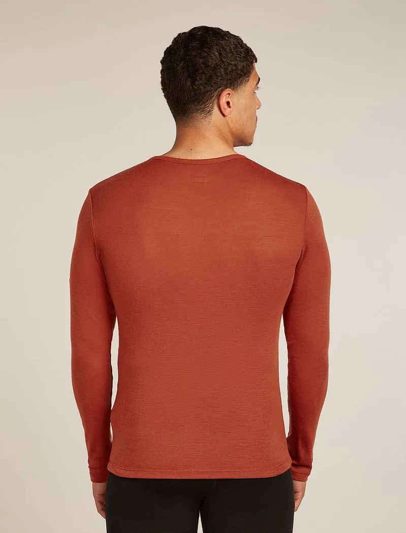 Icebreaker Merino 175 Everyday Long Sleeve Crew Thermal Top - Man - Jasper - Size S sold by Icebreaker product image thumbnail 2