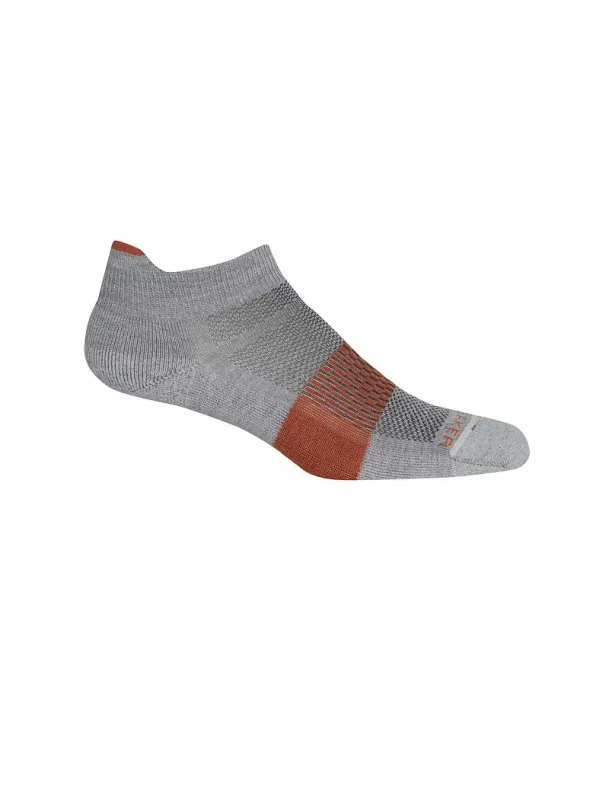 Icebreaker Merino Multisport Light Micro Socks - Woman - Blizzard Heather/monsoon - Size S sold by Icebreaker