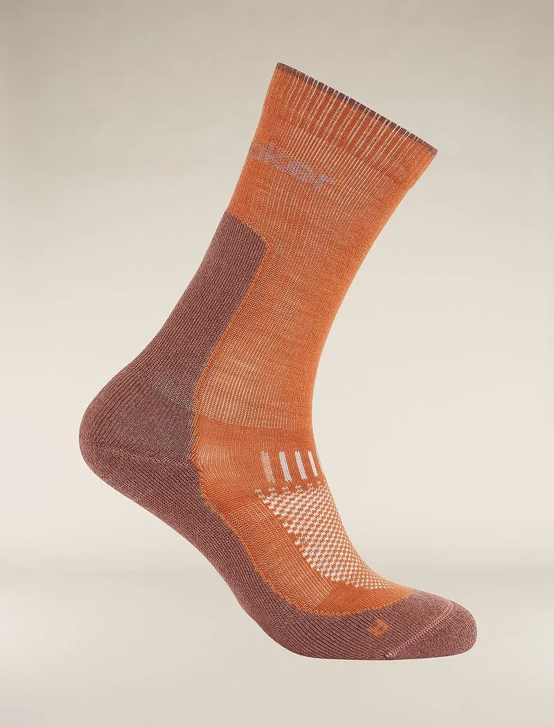 Icebreaker Merino Hike+ Light Crew Socks - Woman - Dusty Clay/carob - Size M sold by Icebreaker product image thumbnail 2