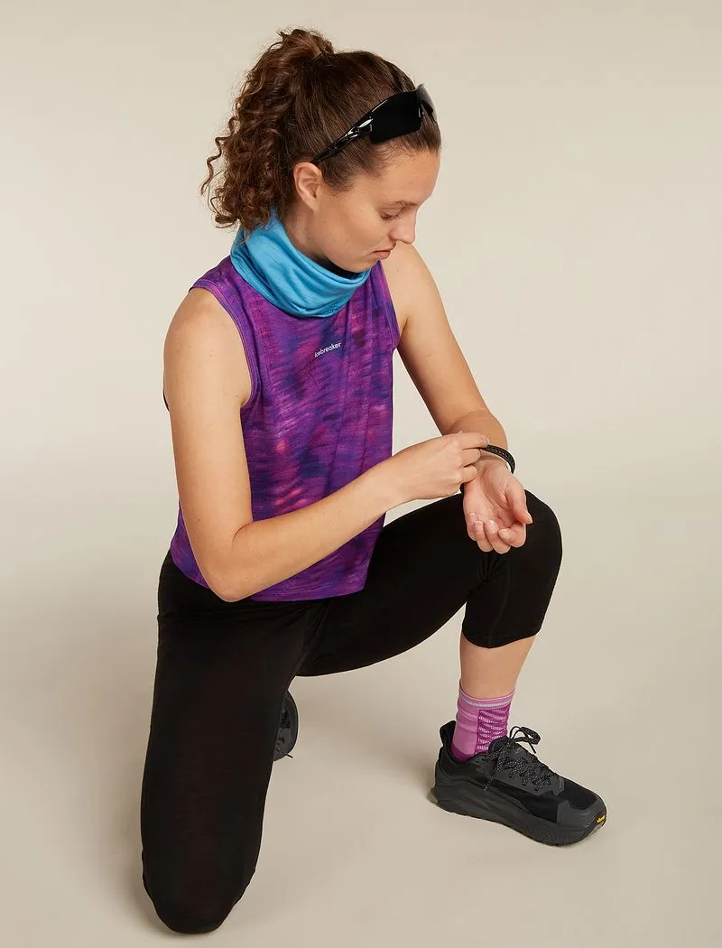 Icebreaker Merino Blend 125 Cool-Lite™ Speed Tank Fusion - Woman - Passion - Size M sold by Icebreaker product image thumbnail 4