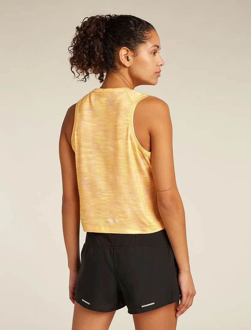 Icebreaker Merino Blend 125 Cool-Lite™ Speed Tank Fusion - Woman - Citrine - Size L sold by Icebreaker product image thumbnail 2