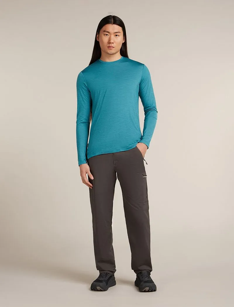 Icebreaker Merino Blend 125 Cool-Lite™ Sphere Long Sleeve T-Shirt - Man - Topaz - Size L sold by Icebreaker product image thumbnail 3