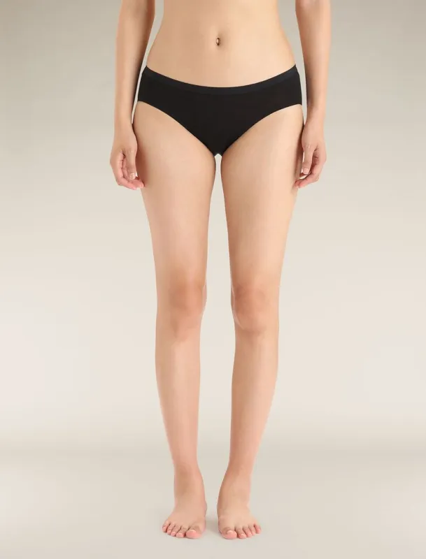 Icebreaker Merino 150 Siren Hipkini - Woman - Black - Size L sold by Icebreaker