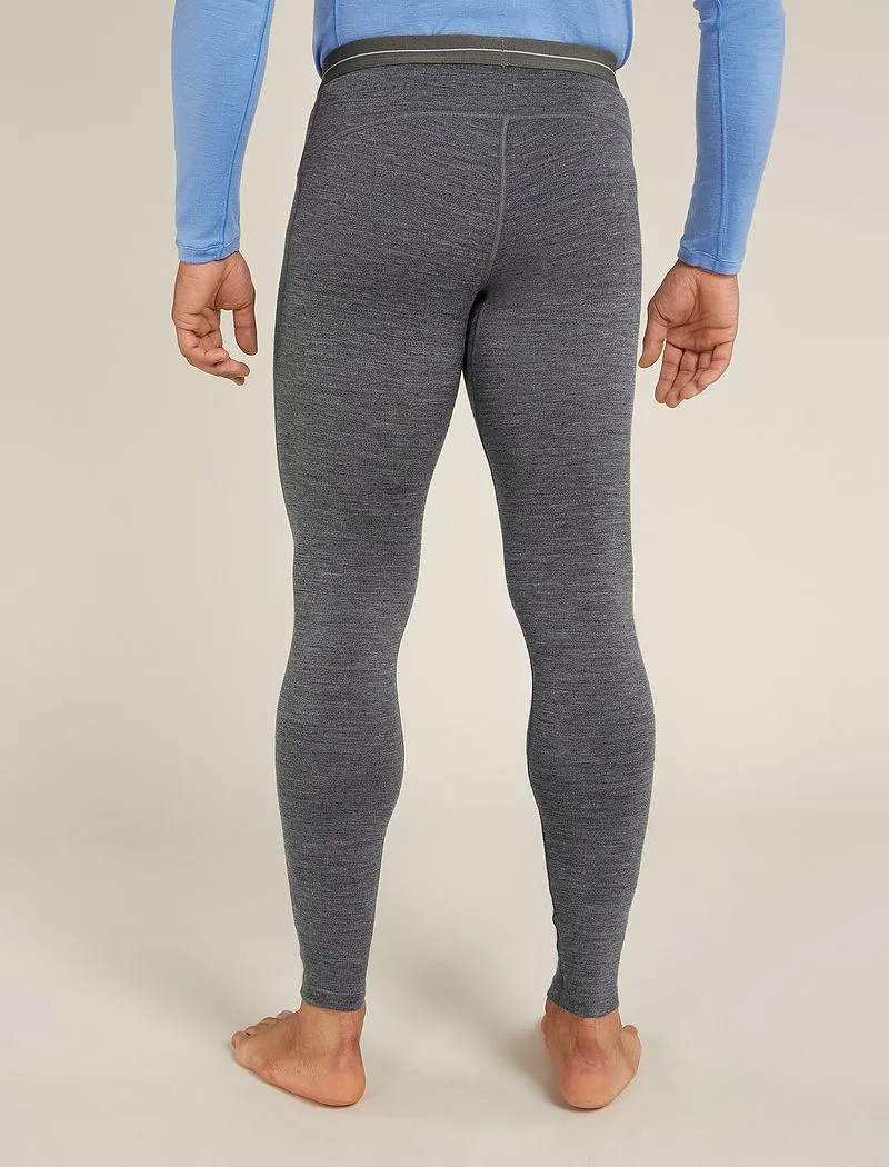 Icebreaker Merino 260 Tech Thermal Leggings wFly - Man - Gritstone Heather - Size XXL sold by Icebreaker product image thumbnail 2