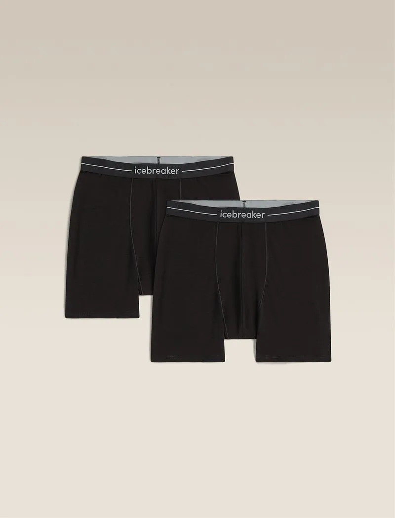 Icebreaker Merino 150 Anatomica Boxers 2 Pack - Man - Black - Size XXL sold by Icebreaker