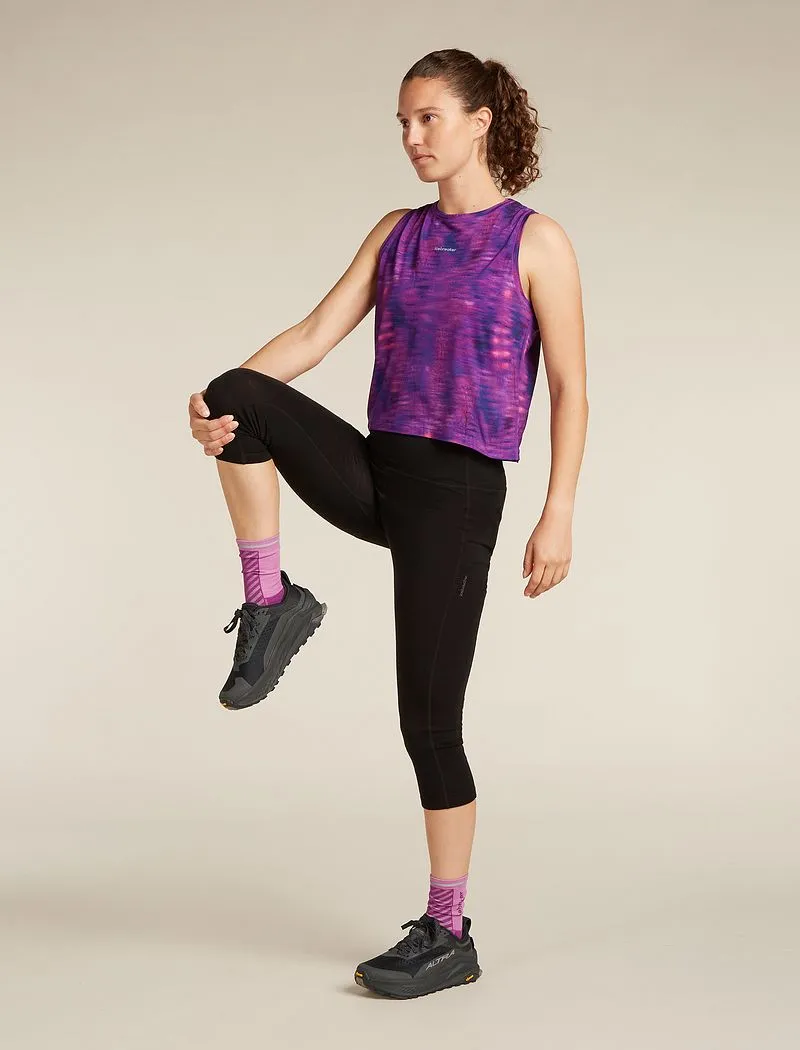 Icebreaker Merino Blend 125 Cool-Lite™ Speed Tank Fusion - Woman - Passion - Size L sold by Icebreaker product image thumbnail 3