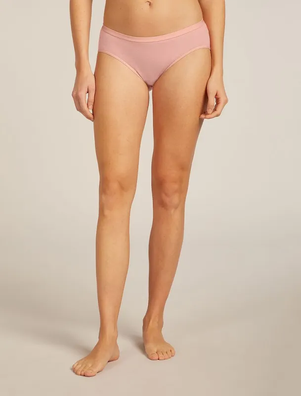 Icebreaker Merino 150 Siren Hipkini - Woman - Blush - Size XS made by Icebreaker