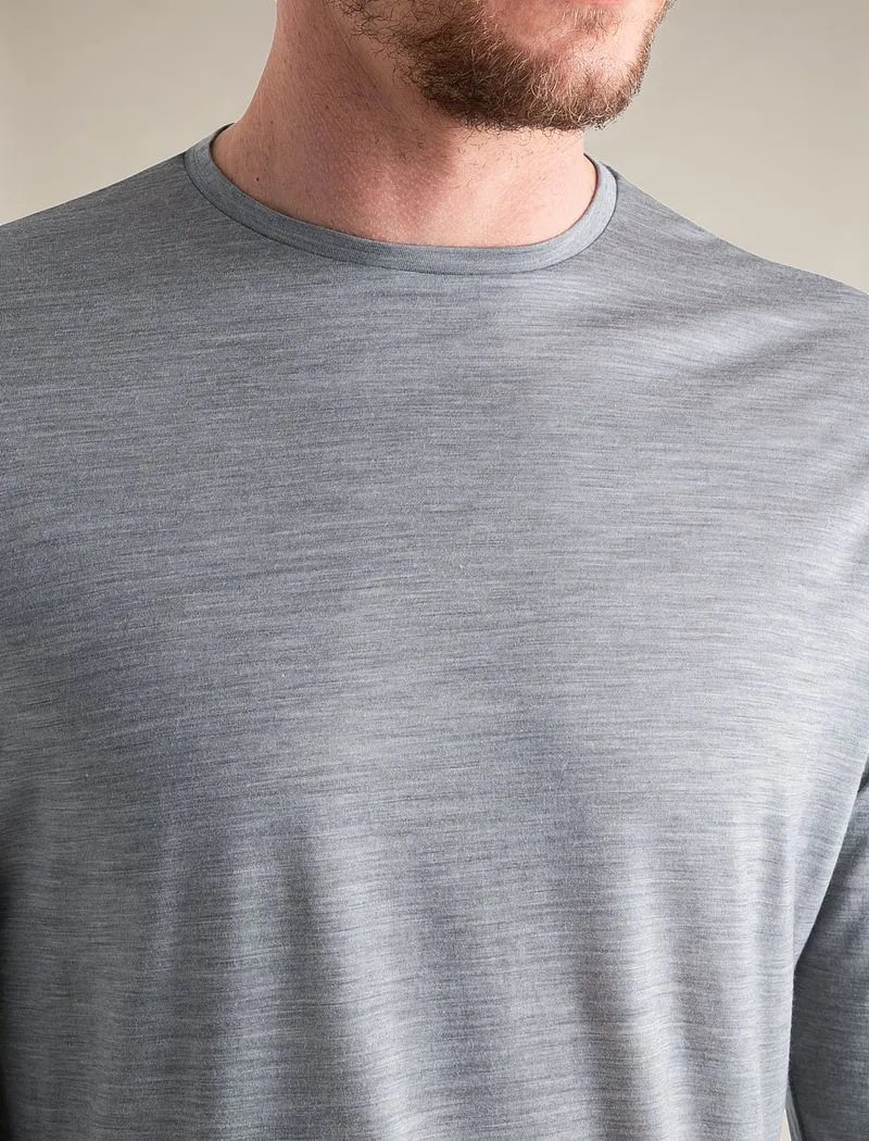 Icebreaker Merino Blend 125 Cool-Lite™ Sphere Long Sleeve T-Shirt - Man - Metro Heather - Size XL sold by Icebreaker product image thumbnail 5