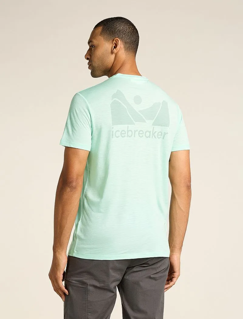 Icebreaker Merino 150 Tech Lite Short Sleeve T-Shirt Southern Shapes - Man - Mint - Size M sold by Icebreaker product image thumbnail 2