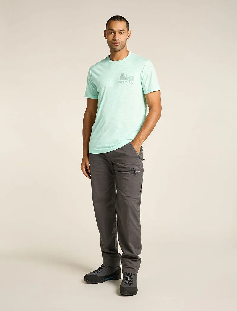 Icebreaker Merino 150 Tech Lite Short Sleeve T-Shirt Southern Shapes - Man - Mint - Size M sold by Icebreaker product image thumbnail 3