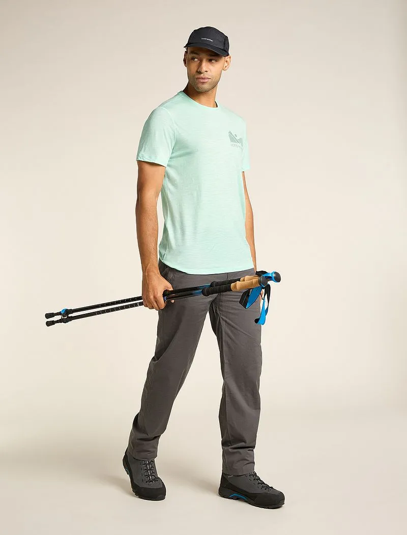 Icebreaker Merino 150 Tech Lite Short Sleeve T-Shirt Southern Shapes - Man - Mint - Size M sold by Icebreaker product image thumbnail 4