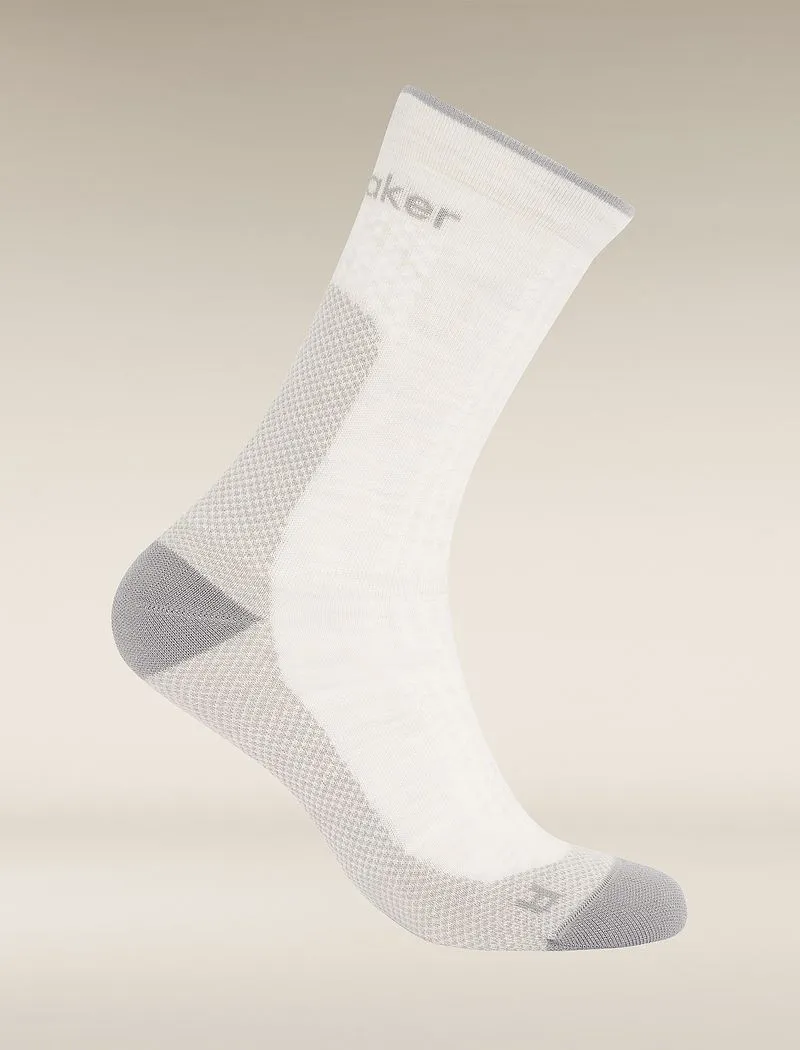 Icebreaker Merino Hike+ Ultralight Crew Socks - Woman - Ecru Hthr/alloy - Size M sold by Icebreaker product image thumbnail 2