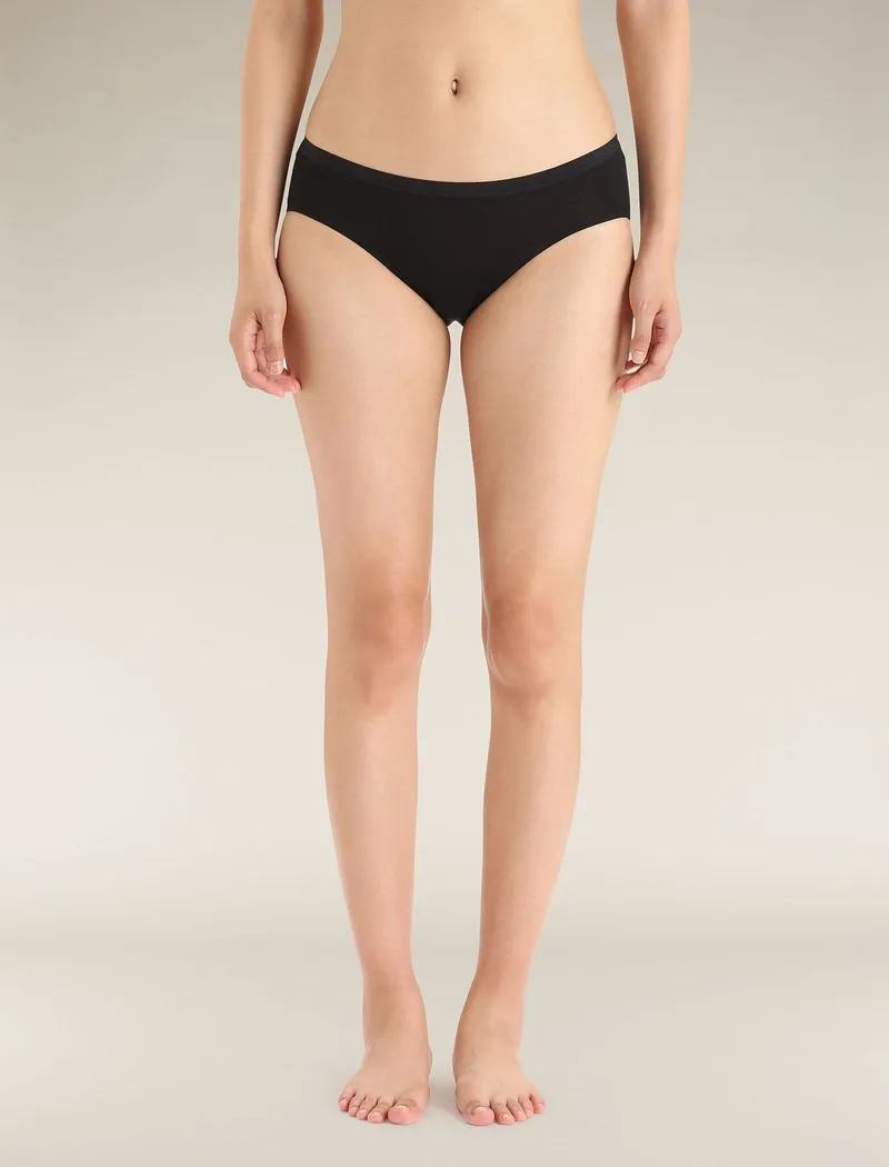 Icebreaker Merino 150 Siren Hipkini - Woman - Black - Size S sold by Icebreaker