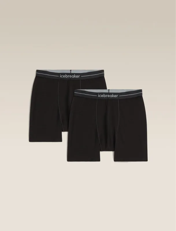 Icebreaker Merino 150 Anatomica Boxers 2 Pack - Man - Black - Size M sold by Icebreaker